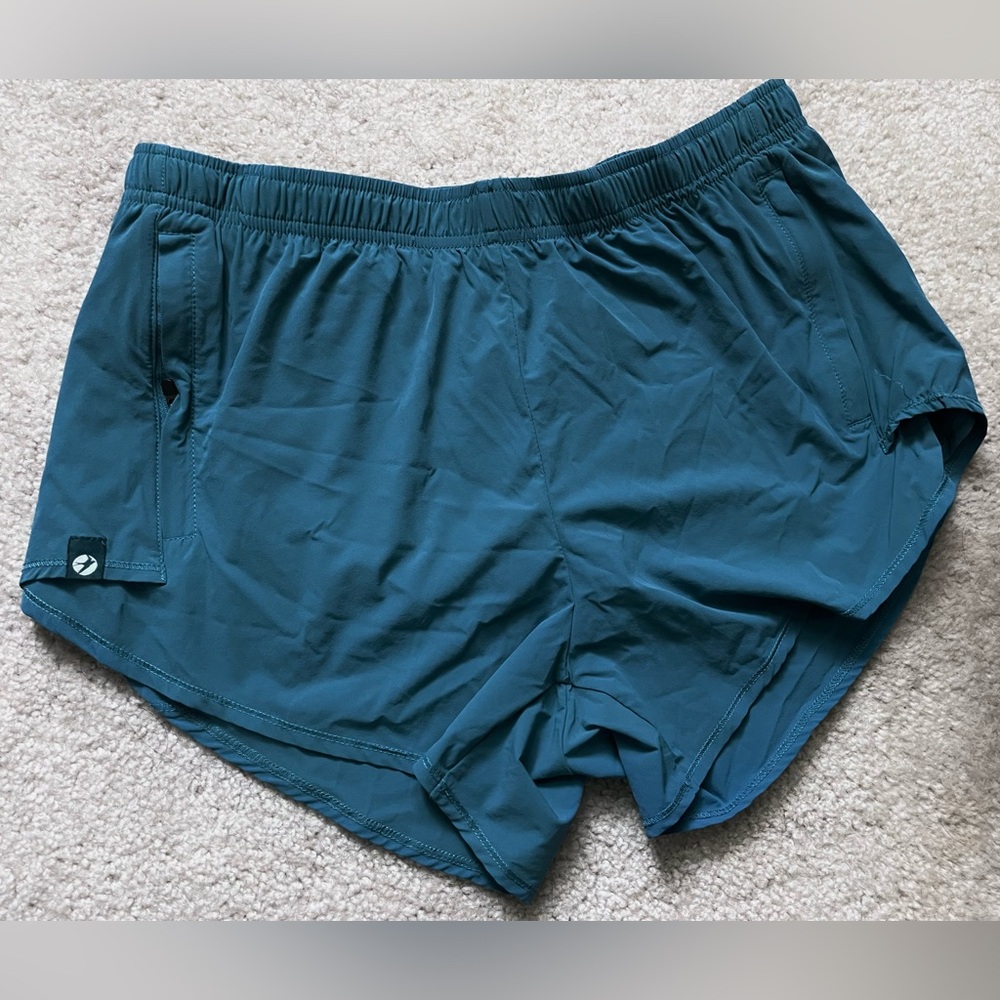 Oiselle shorts - size 6.  Worn one or twice.  They are more of a green color.